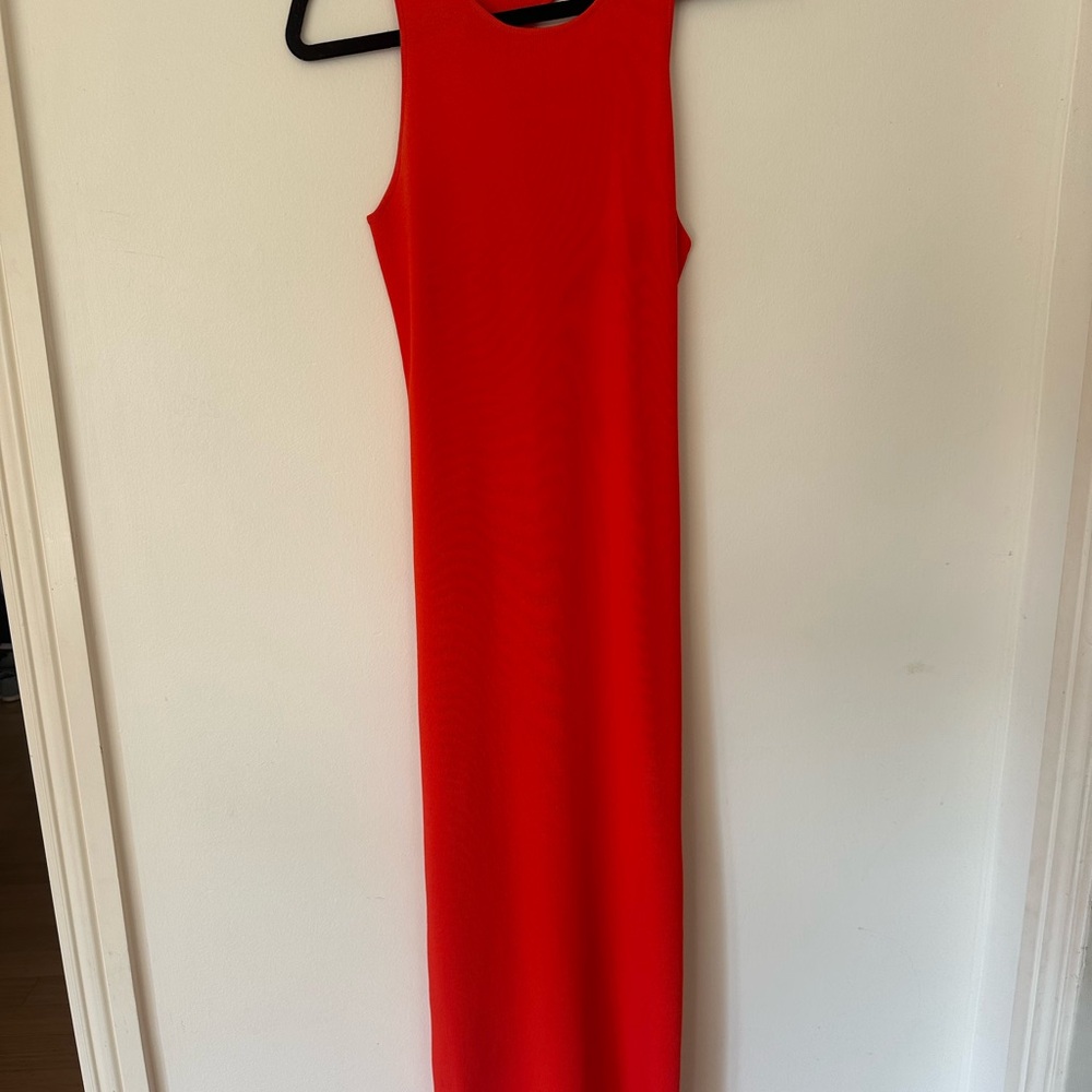 Zara Vibrant Red Maxi Dress